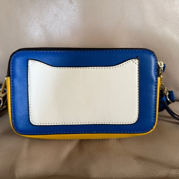 Marc Jacobs Snapshot Camera Bag – Colorblock Blue/White/Yellow - Picture 3 of 8